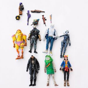 Fortnite Victory Royale Series Lot Action Figures Weapons Hasbro 6" Figures